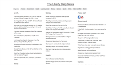 Desktop Screenshot of libertydailynews.com