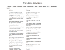 Tablet Screenshot of libertydailynews.com